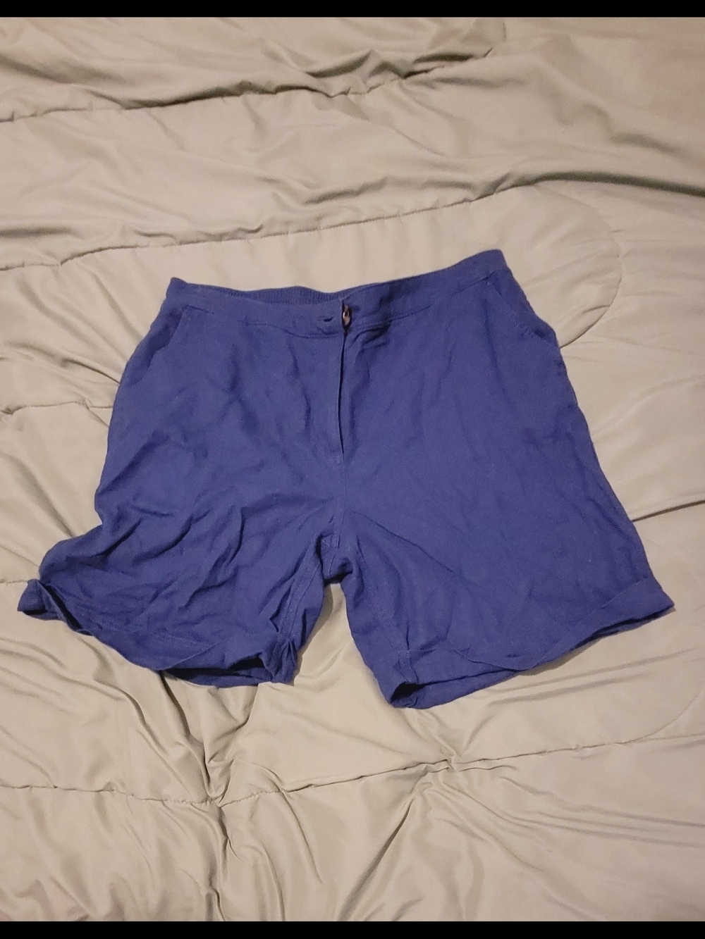 Northern Reflections Navy Blue Linen Blend Womens Medium Comfy Casual Summer Fun